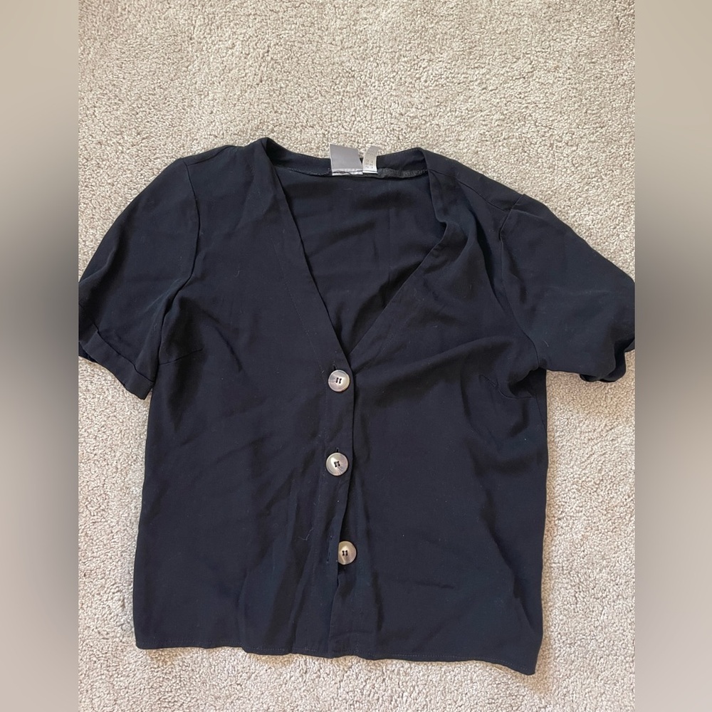 ASOS Tortoiseshell button down top